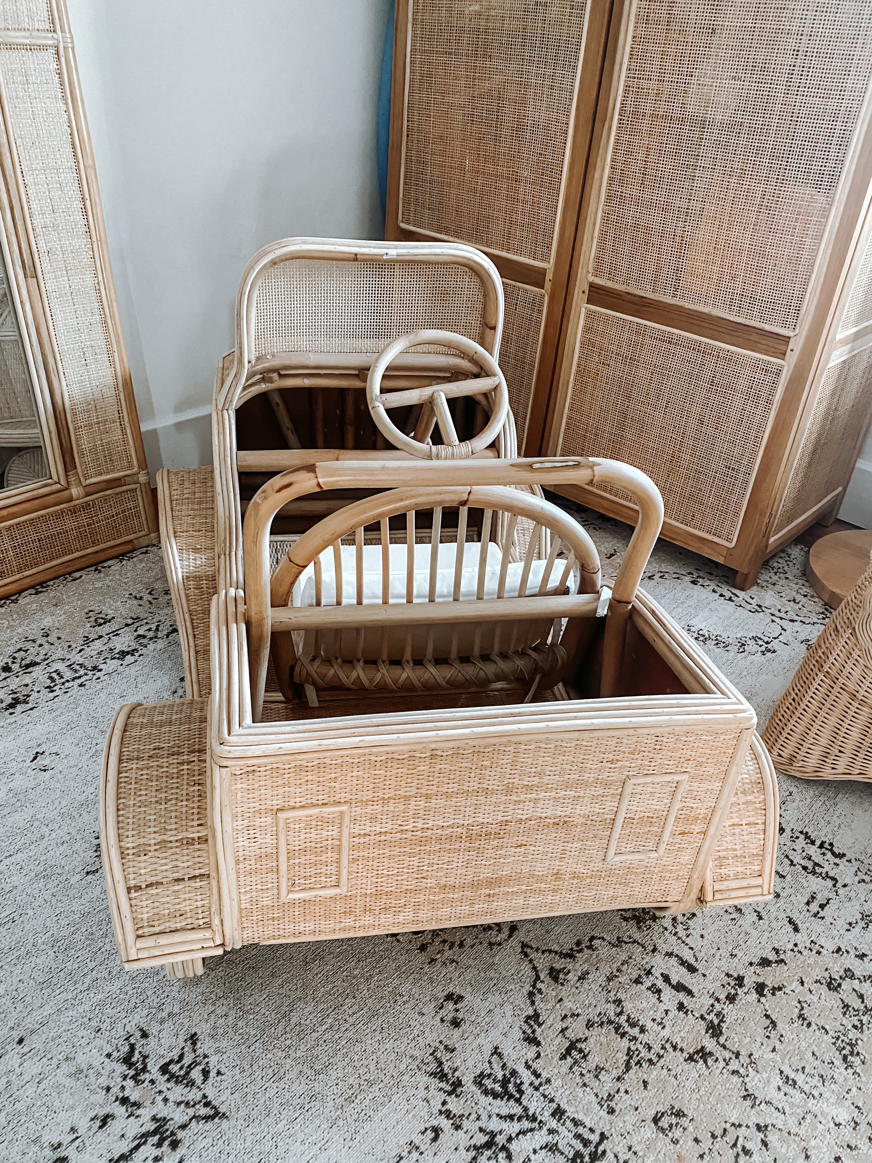 Safari Kids Rattan Jeep