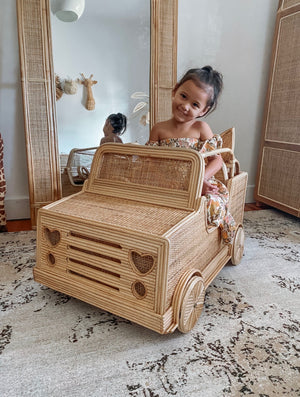 Rattan Kids Jeep