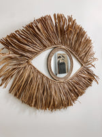 ~ Raffia Eye Mirror ~